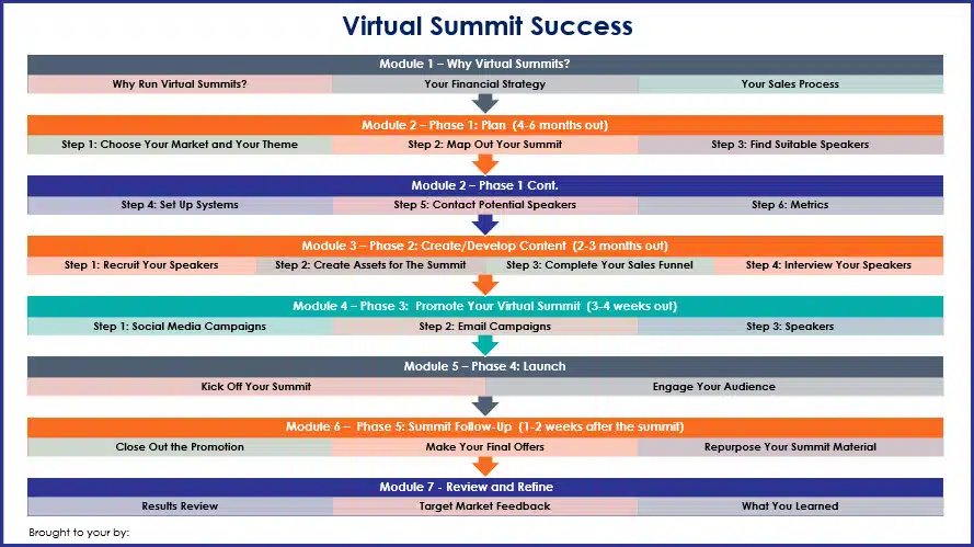 Virtual Summit Success -Overview Infographic
