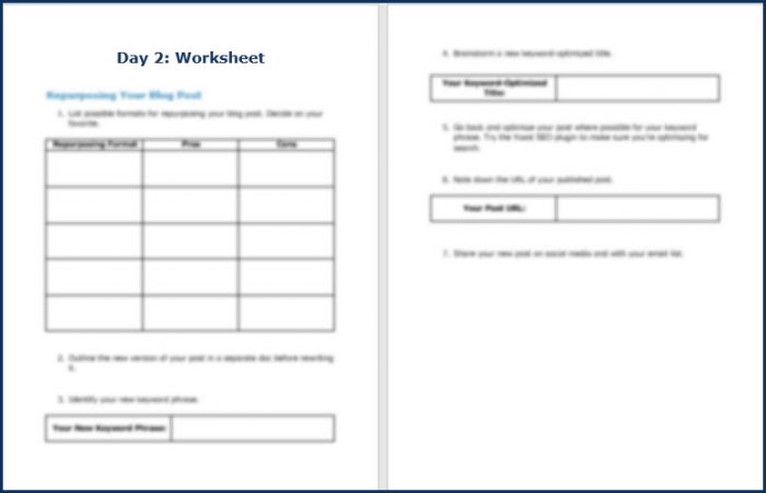 ContentRepurposing DailyWorksheets2