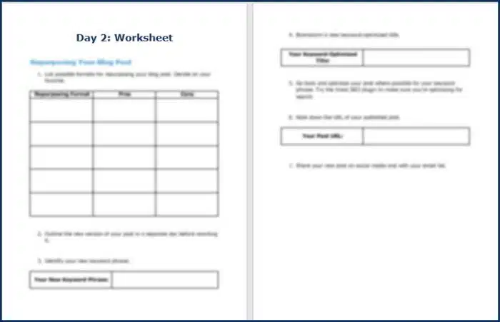 ContentRepurposing DailyWorksheets2