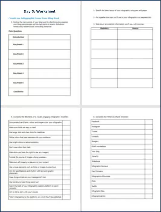 ContentRepurposing DailyWorksheets5