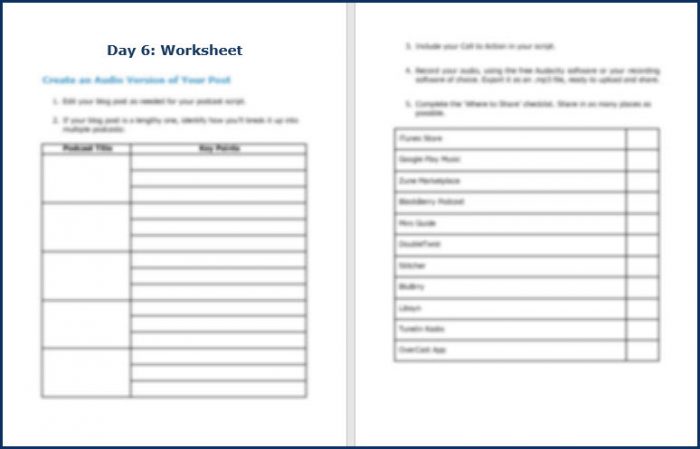 ContentRepurposing DailyWorksheets6