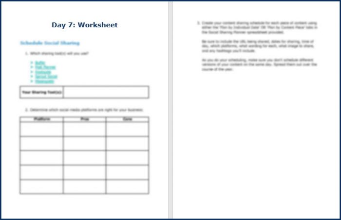 ContentRepurposing DailyWorksheets7