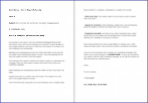 Create Your Marketing Message - Opt In Follow Up Email 2