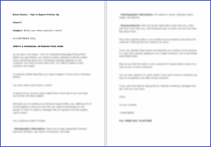 Create Your Marketing Message - Opt In Follow Up Email 3