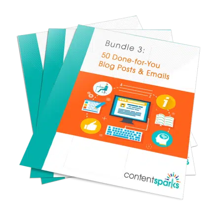 50 Done-for-You Blog Posts & Emails: Bundle 3