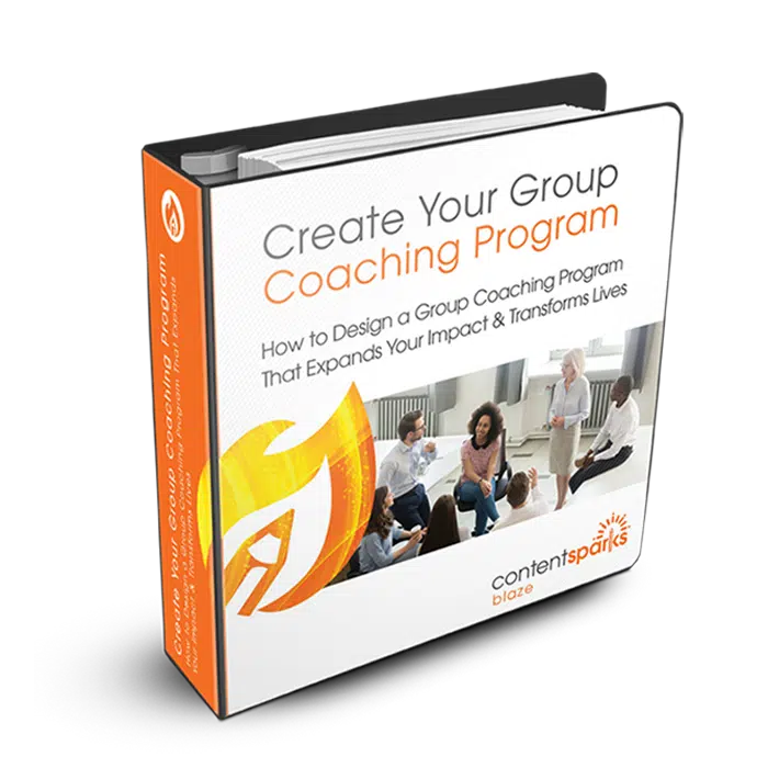 Content Sparks Product Cover - Create Your Group Coaching Program