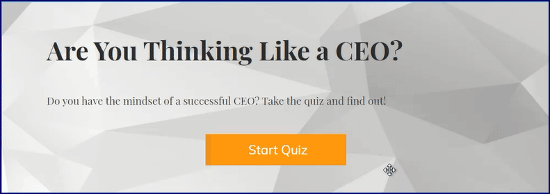 Think Like A CEO Ex Pack - Bonus Thrive Quiz