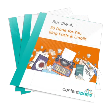 50 Done-for-You Blog Posts & Emails: Bundle 4