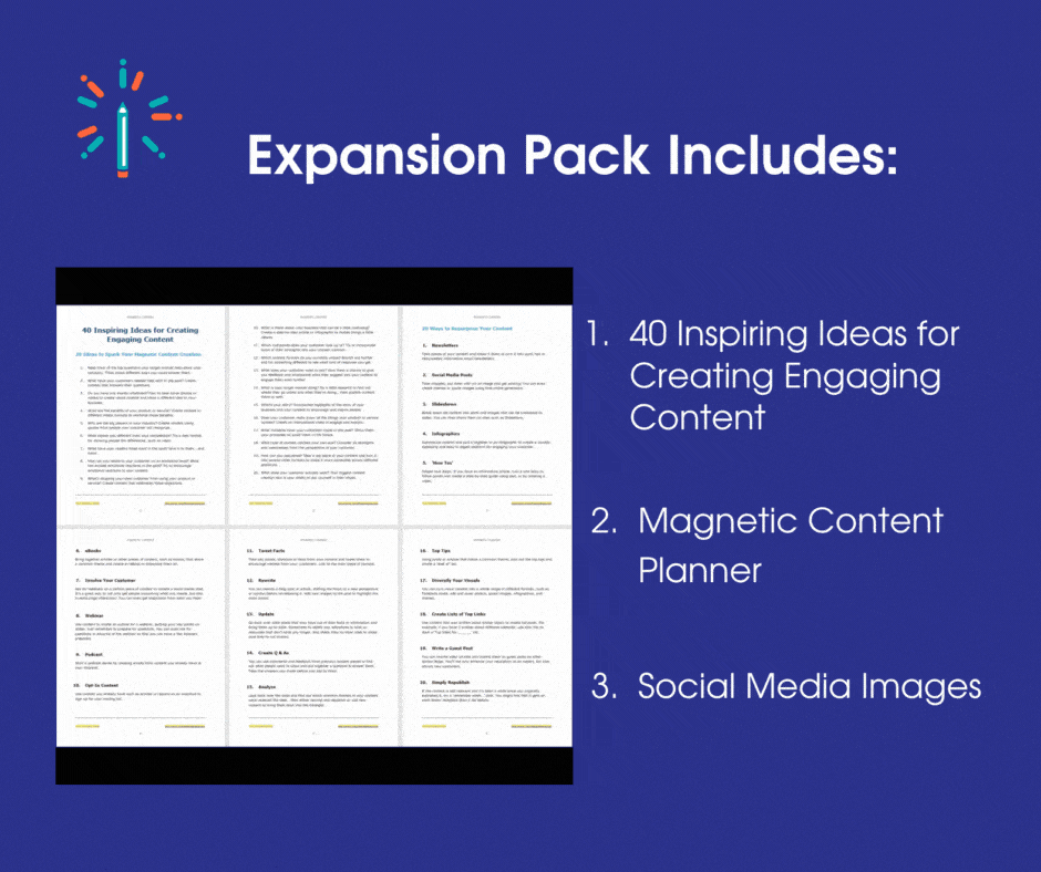 Magnetic Content Ex Pack Sales Page gif