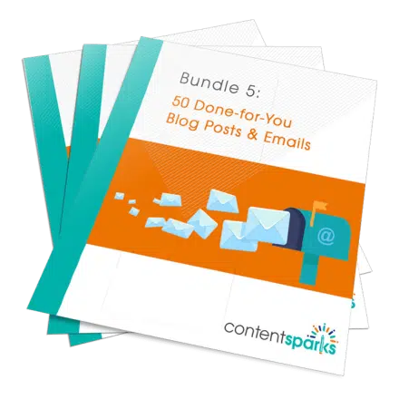 50 Done-for-You Blog Posts & Emails: Bundle 5