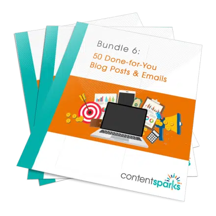 50 Done-for-You Blog Posts & Emails: Bundle 6