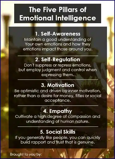 Emotional Intelligence Upgrade PillarsInfographic