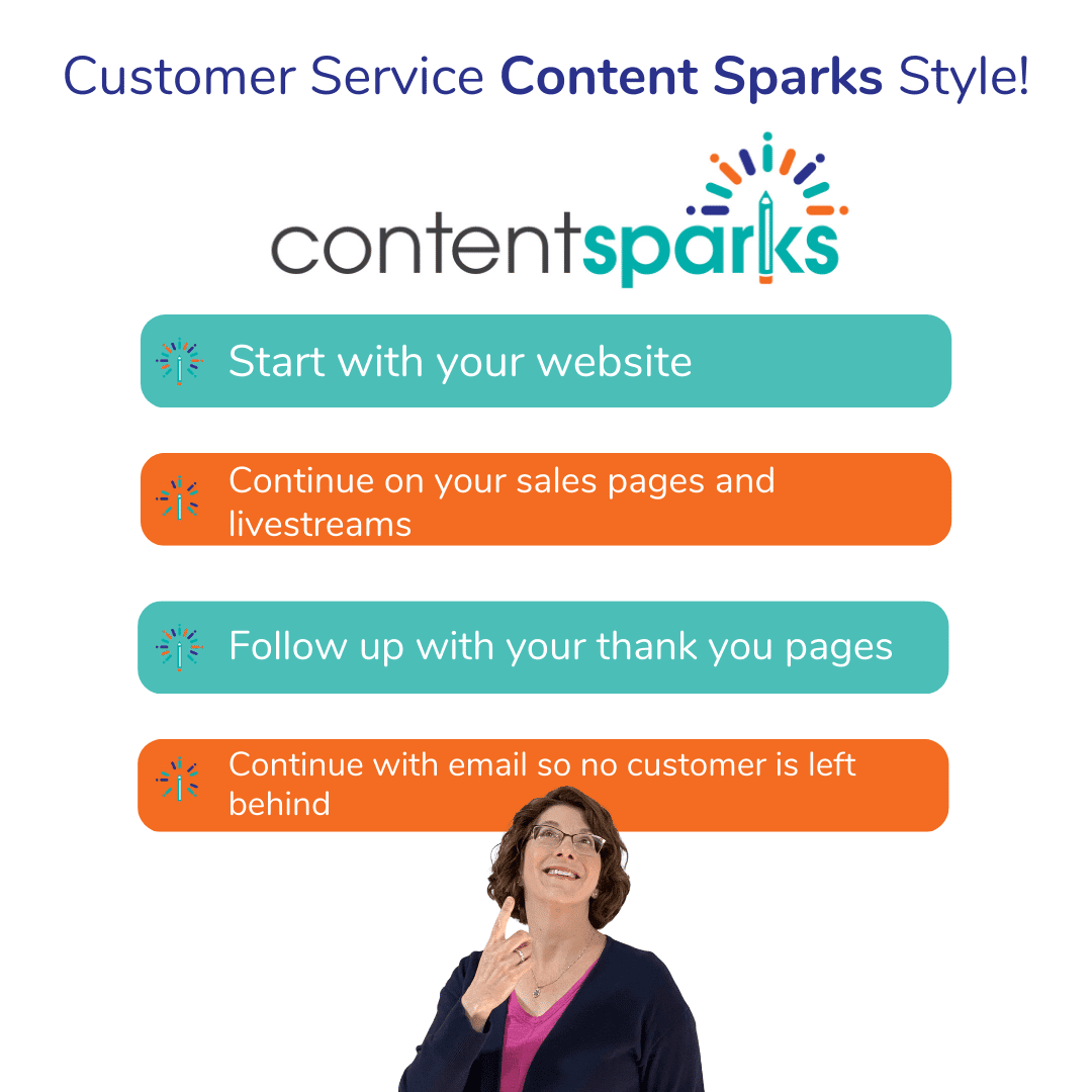 Customer Service Content Sparks Style