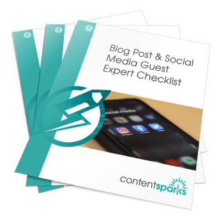 Blog Post & Social Media Guest Expert Checklist