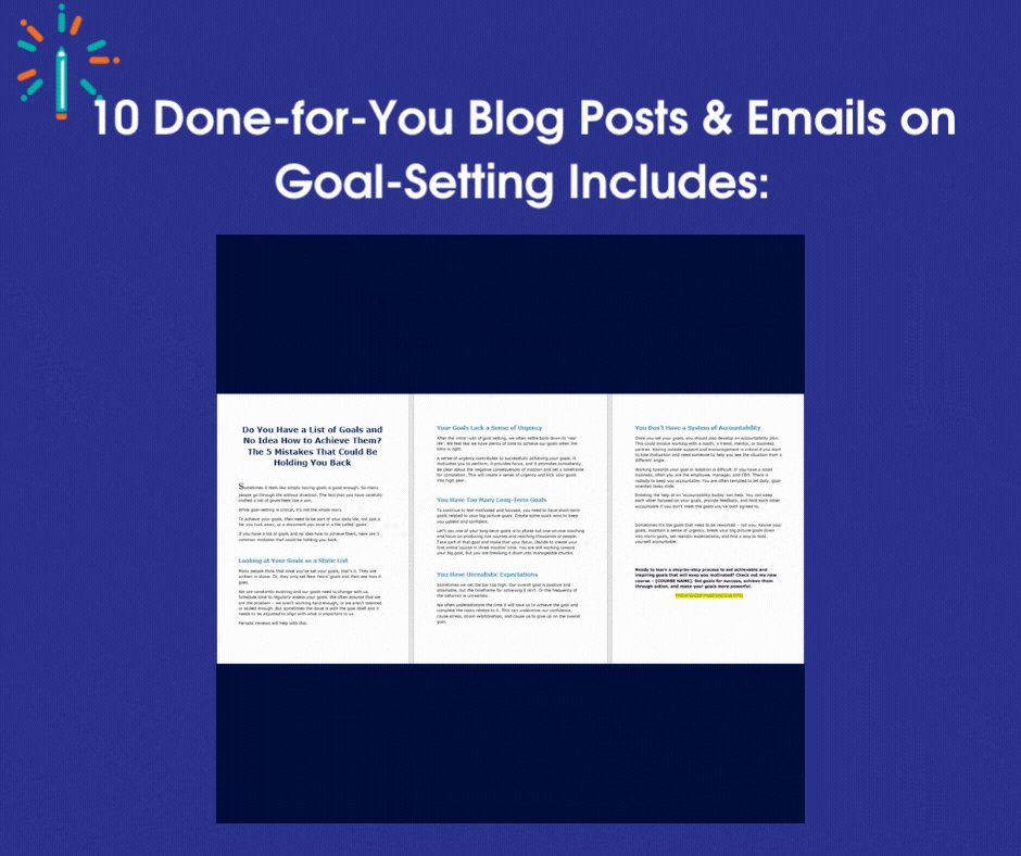 Bundle 7 GoalSetting Sales Page gif