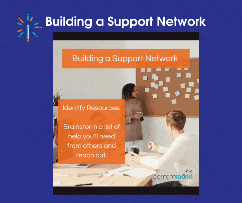 Build a support network graphics