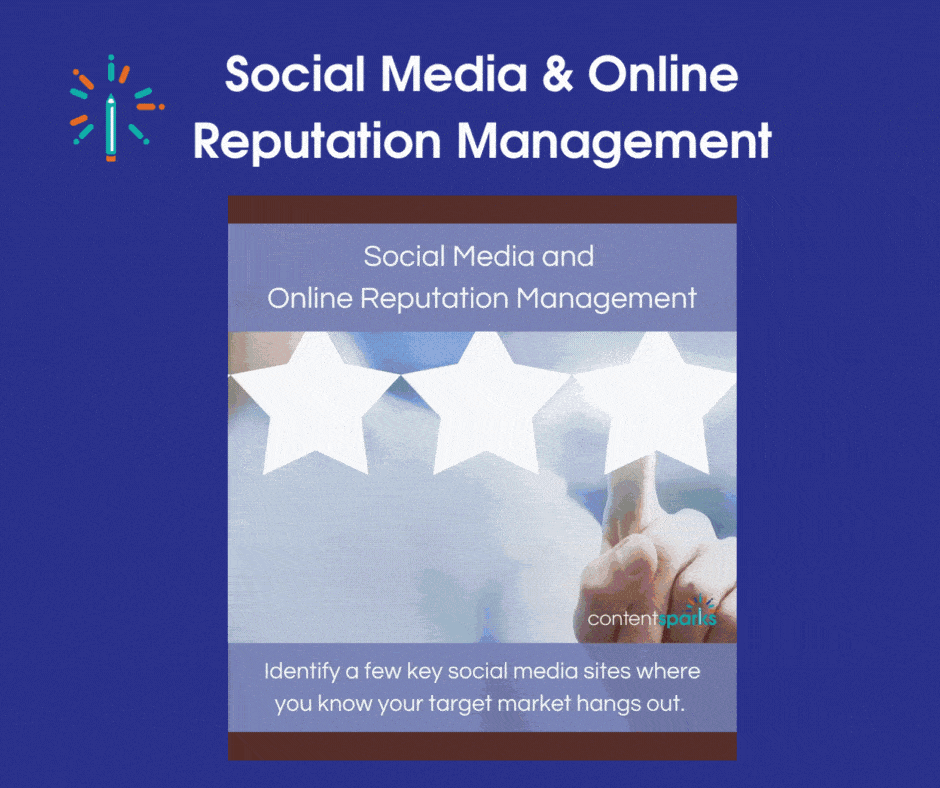 Social media and online rep graphics