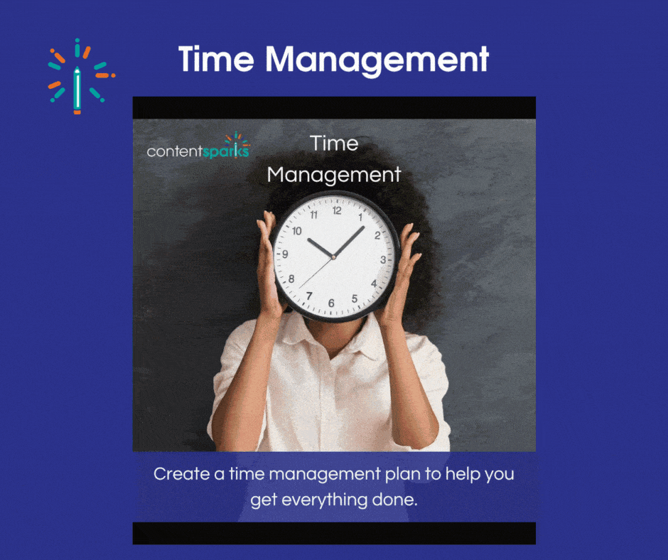 Time management graphics