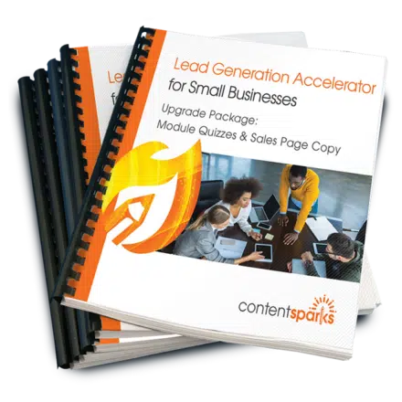 Lead Generation Accelerator for Small Businesses – Upgrade Pack