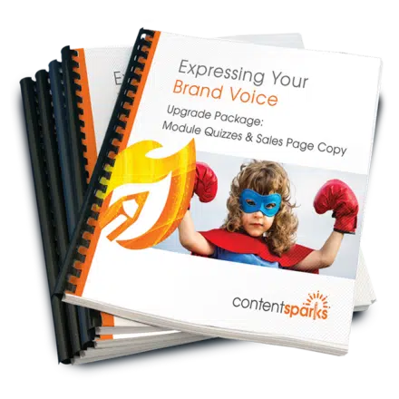 Expressing Your Brand Voice – Upgrade Pack