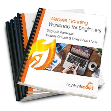 Website Planning Workshop for Beginners – Upgrade Pack