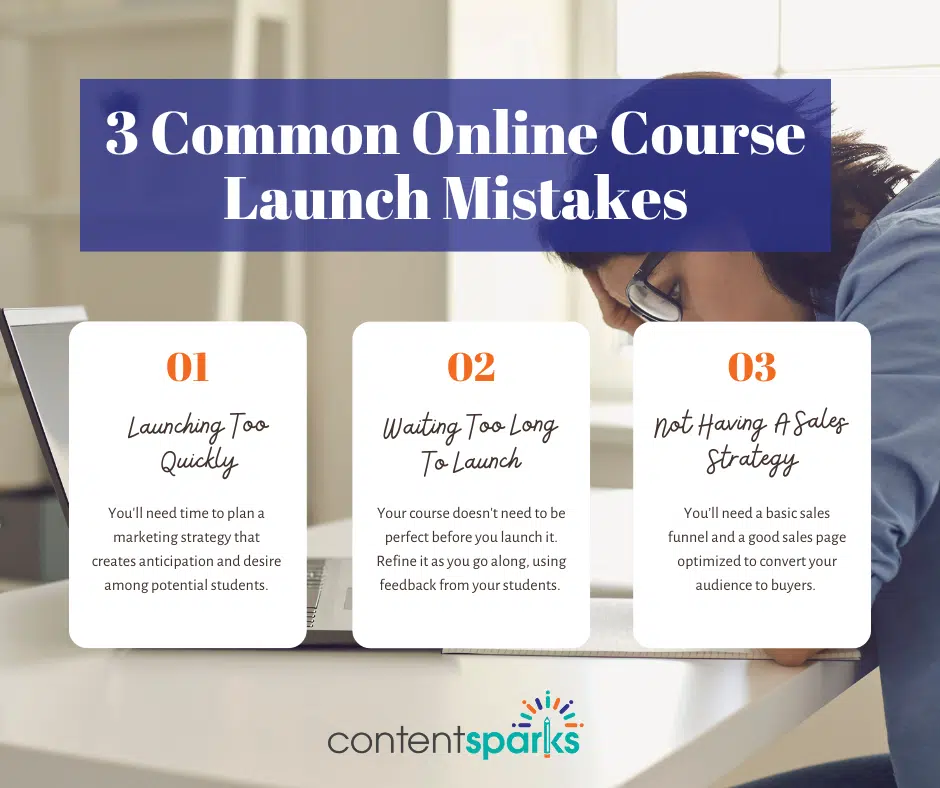 Common online course launch mistakes