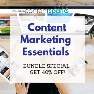 content marketing plr essential courses bundle