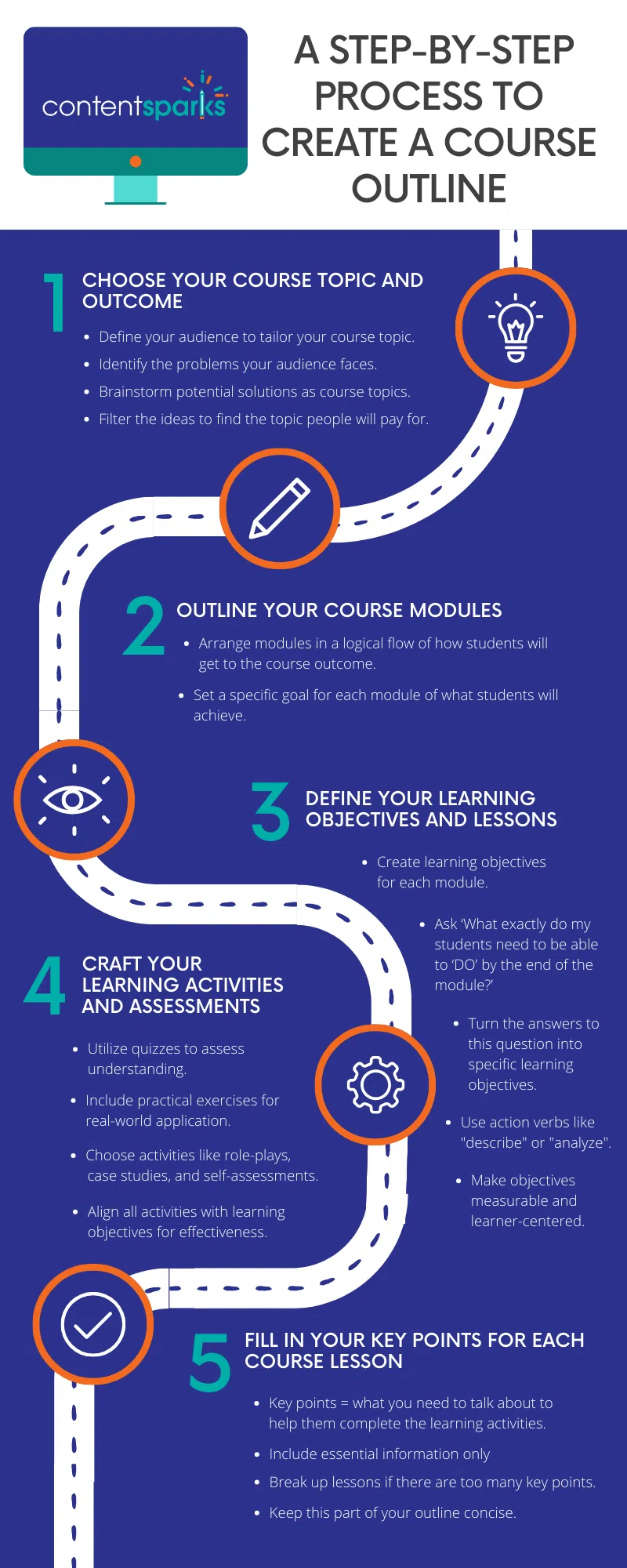 A Step-by-Step Process to Create a Course Outline