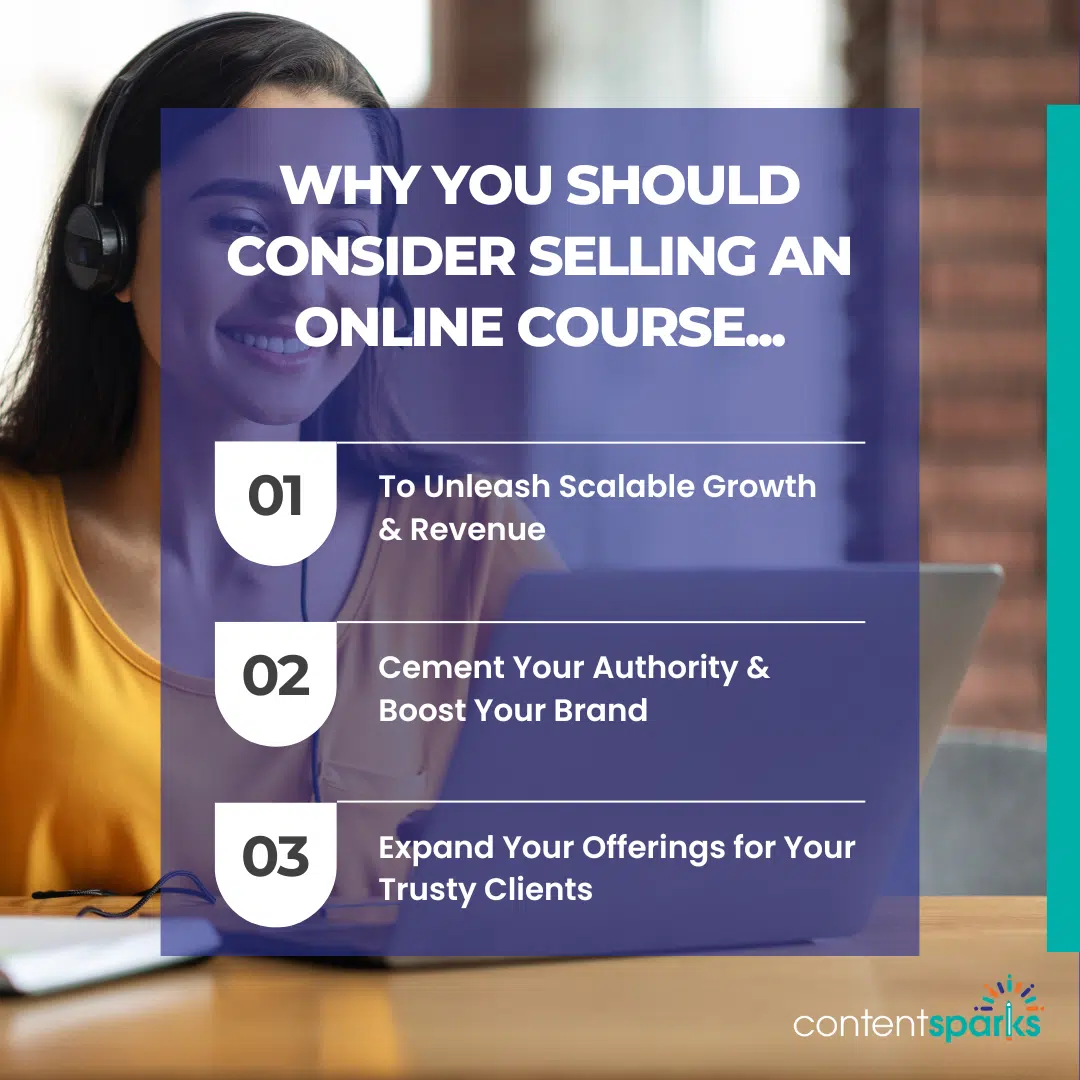 Why you should market and sell an online course