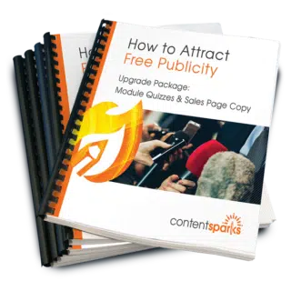 How to Attract Free Publicity - Upgrade Pack