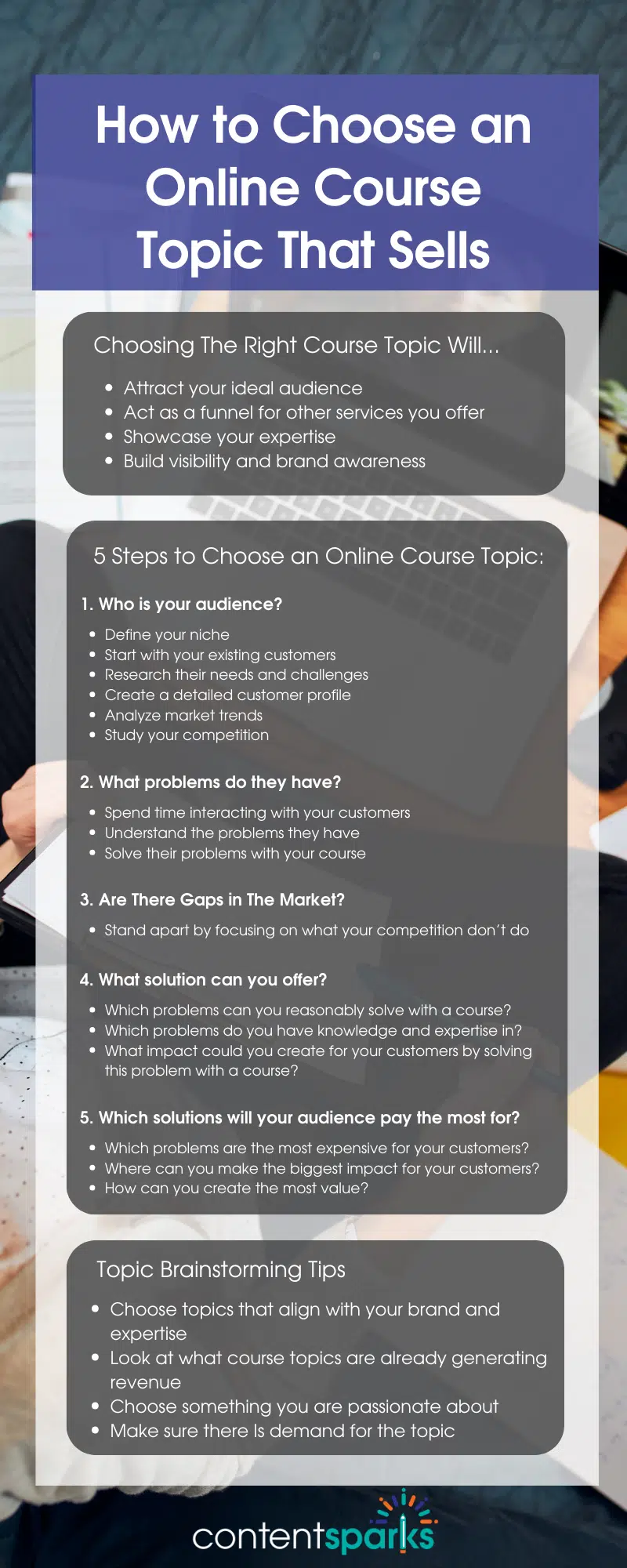 How to Choose an Online Course Topic That Sells