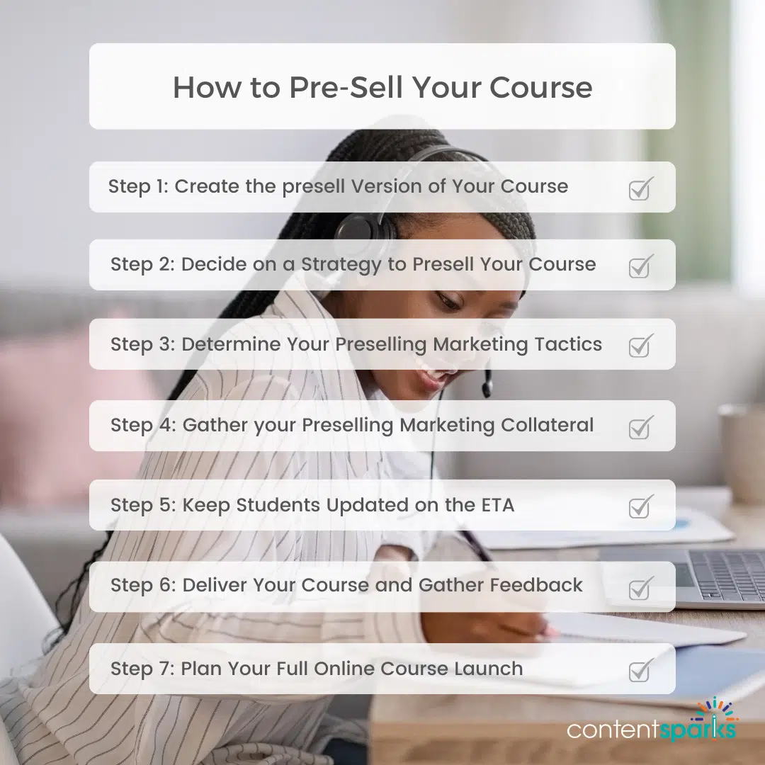  How to Pre-Sell Your Course