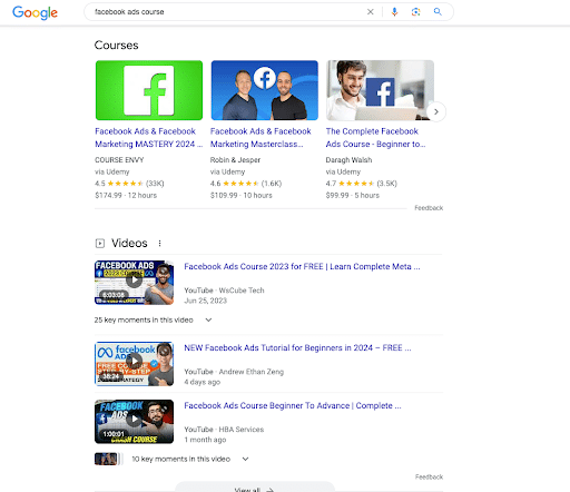 SEO to Sell Online Courses_ GoogleExample How to use SEO to promote your online course - Google Ads