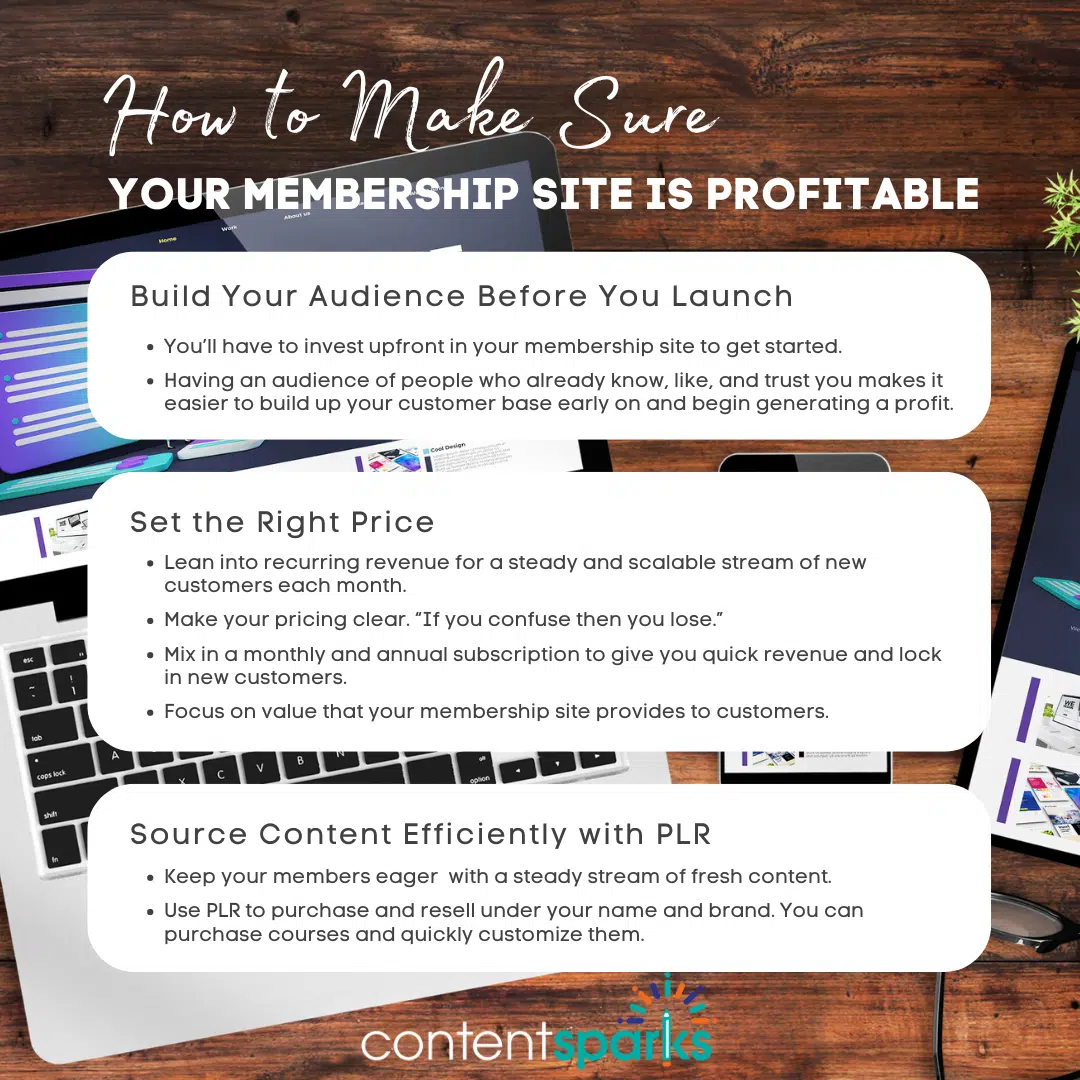 How to Make Sure Your Membership Site is Profitable