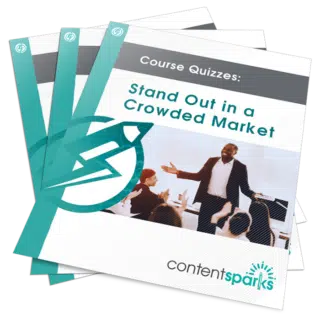 Stand Out in a Crowded Market PLR Course Quizzes