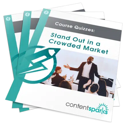 Stand Out in a Crowded Market PLR Course Quizzes