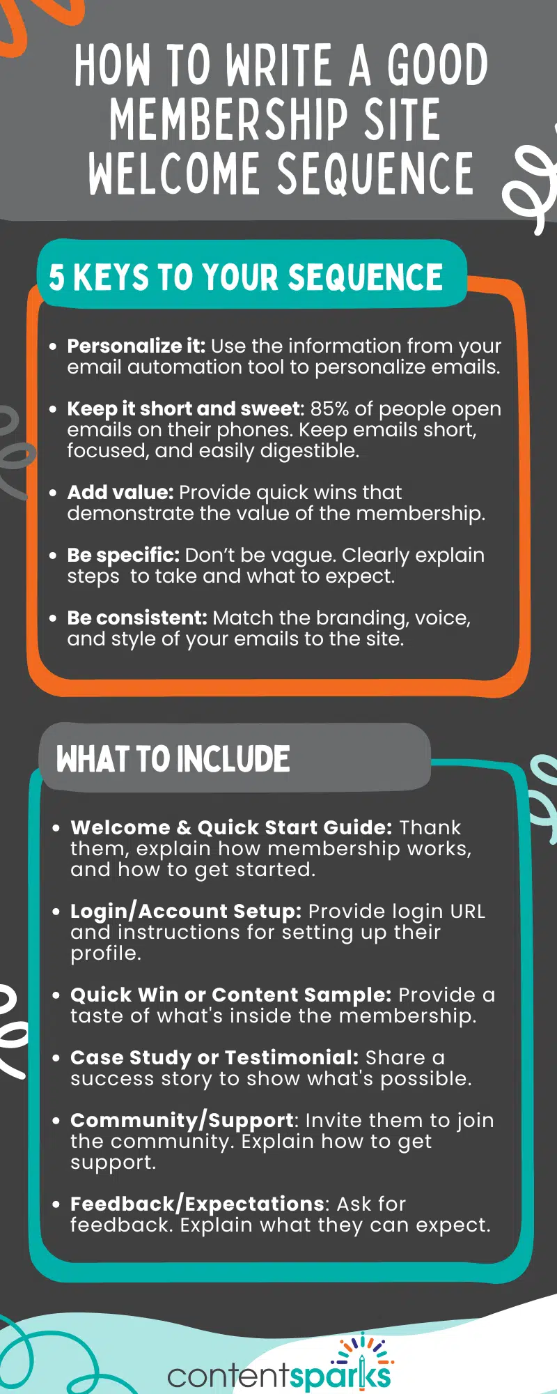 Blog Post - How to Write a Good Membership Site  Welcome Sequence