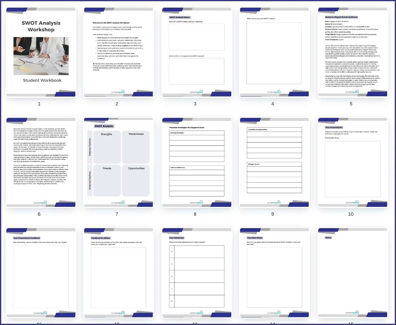 SWOT Analysis Workshop - Student Workbook