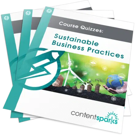 Sustainable Business Practices PLR Course Quizzes