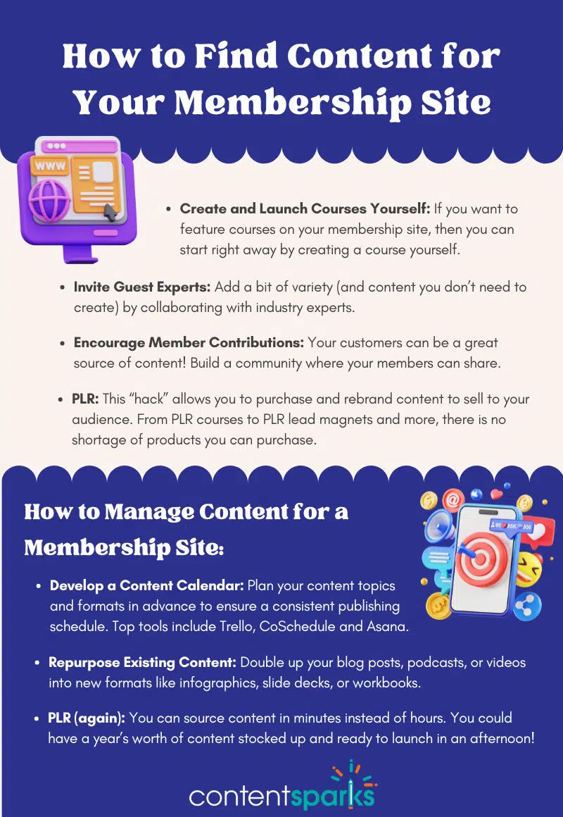 How to Find Content for Your Membership Site