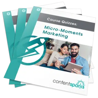 Micro-Moment Marketing - PLR course quizzes