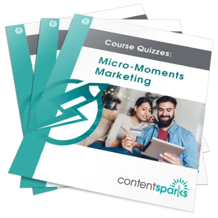 Micro-Moment Marketing - PLR course quizzes