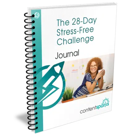 Your 28-Day Stress-Free Challenge - PLR Journal