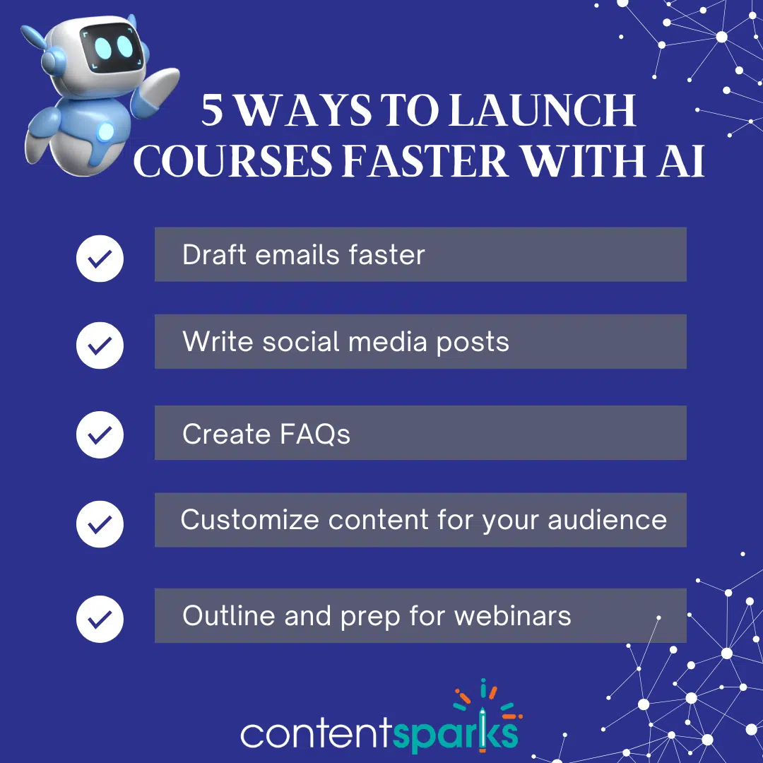 5 Ways to Launch Courses Faster with AI
