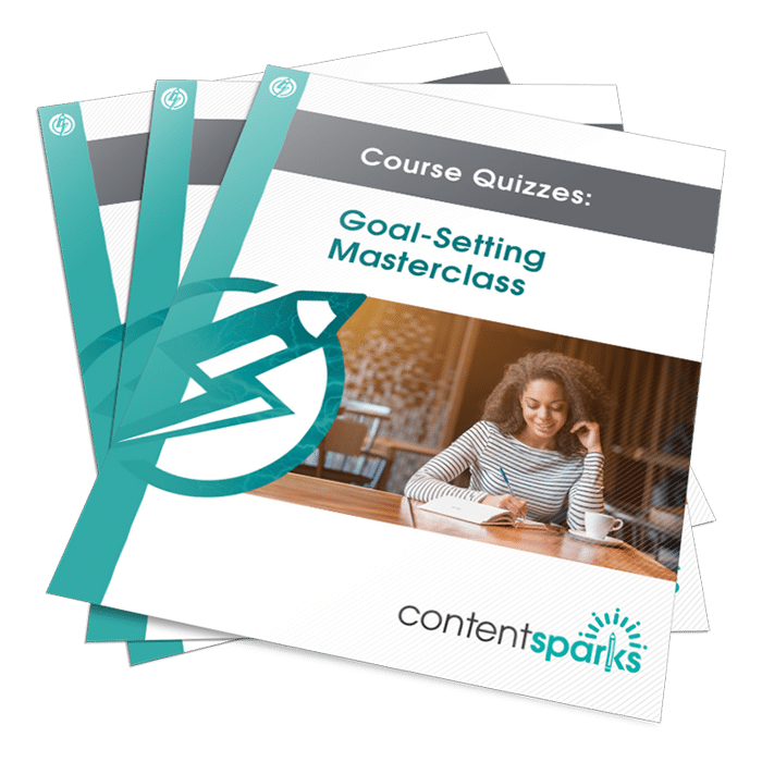 Goal-Setting Masterclass - PLR Course Quizzes