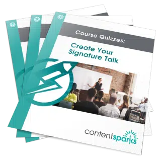 Signature Talk PLR Course Quizzes