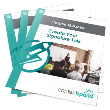 Signature Talk PLR Course Quizzes