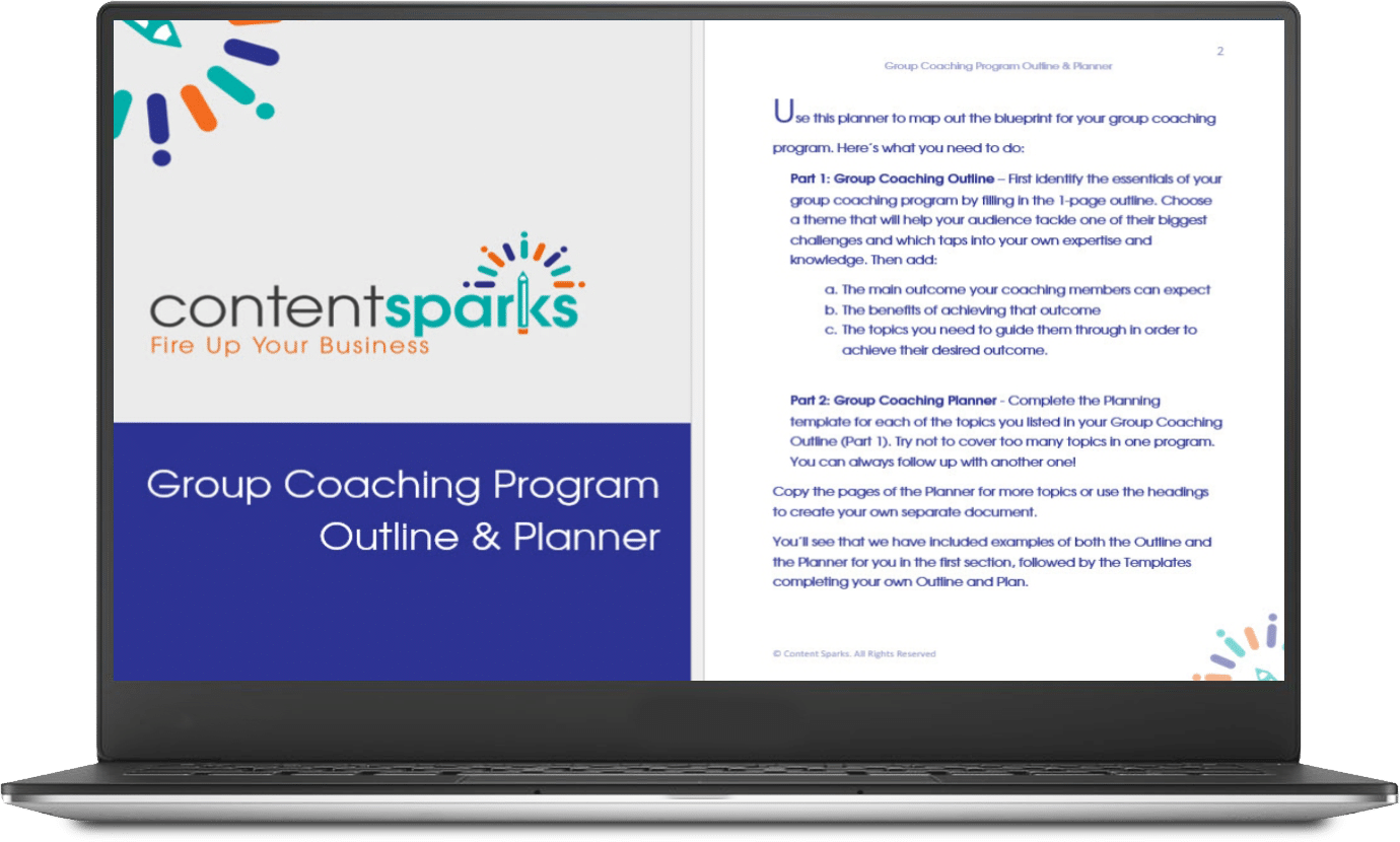 Group Coaching Outline and PLanner