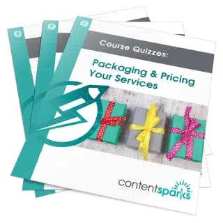 Packaging & Pricing Your Services PLR Course Quizzes