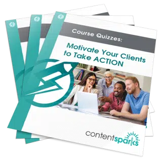 Motivate Your Clients to Take ACTION PLR Course Quizzes